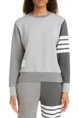 Thom Browne Four-Bar Cotton Sweatshirt in at Nordstrom, Size 0 Us