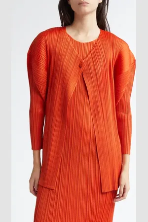 PLEATS PLEASE ISSEY MIYAKE Monthly Colors July Pleated Cardigan in at Nordstrom, Size 3