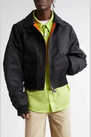 MARTINE ROSE Shrunken Bomber Jacket in at Nordstrom, Size Large