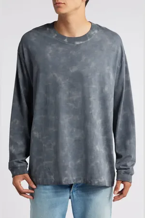 RAG&BONE Cliff Washed Tie Dye Long Sleeve T-Shirt in at Nordstrom, Size Large