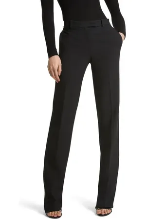 Michael Kors Carolyn Double Face Crepe Straight Leg Pants in at Nordstrom, Size 2