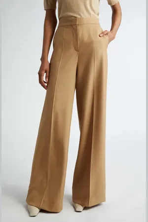 Max Mara Senna Virgin Wool Wide Leg Pants in at Nordstrom, Size 0