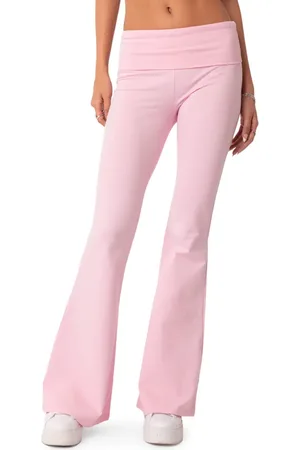 Edikted Naomi Flared Knit Pants in at Nordstrom, Size X-Small
