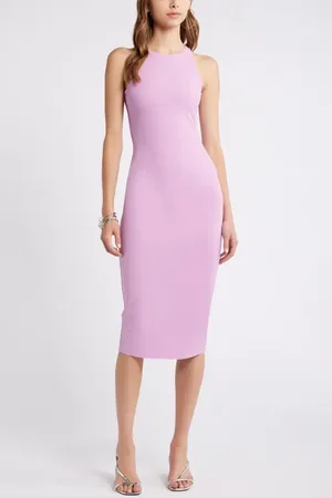 Open Edit Smooth Edit Sleeveless Body-Con Midi Dress in at Nordstrom, Size X-Large
