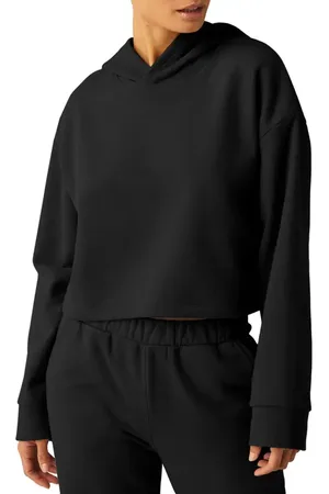 Beyond Yoga Happiness Crop Hoodie in at Nordstrom, Size X-Small