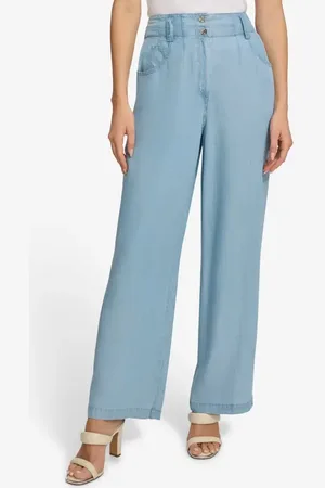 DKNY 5-Pocket Wide Leg Pants in at Nordstrom, Size 12