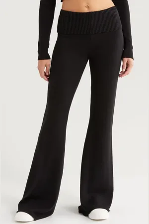Florence By Mills Foldover Cotton Blend Leggings in at Nordstrom, Size Medium