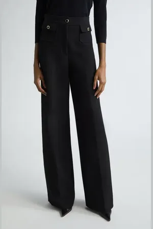 ST. JOHN Stretch Crepe Straight Leg Pants in at Nordstrom, Size 2