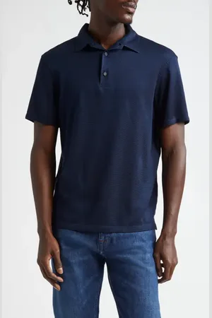 ISAIA Silk Piqu?? Polo in at Nordstrom, Size Small