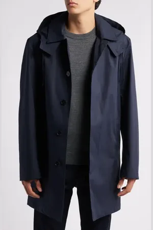 MACKINTOSH Cambridge Waterproof Hooded Raincoat in at Nordstrom, Size 48
