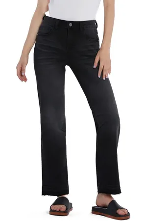 HINT OF BLU Rosa Release Hem Boyfriend Jeans in at Nordstrom, Size 27