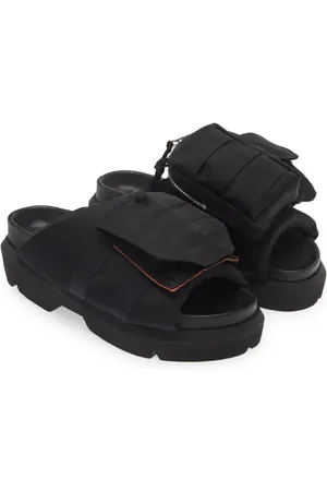 SACAI Pocket Mismatched Slide Sandals in at Nordstrom, Size 7Us