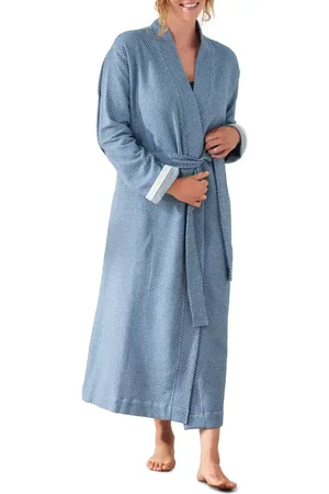 Coyuchi Gender Inclusive Mediterranean Organic Cotton Robe in at Nordstrom, Size Medium