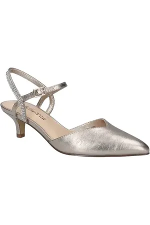 Bella Vita Katriana Crystal Strap Kitten Heel Pump in at Nordstrom, Size 6.5