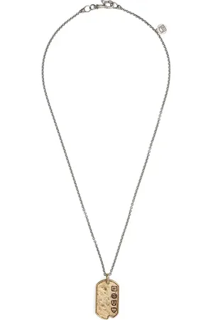 John Varvatos Dog Tag Pendant Necklace in at Nordstrom