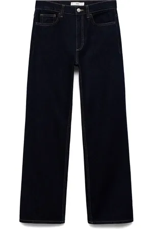 MANGO Cecilia High Waist Straight Leg Jeans in at Nordstrom, Size 10