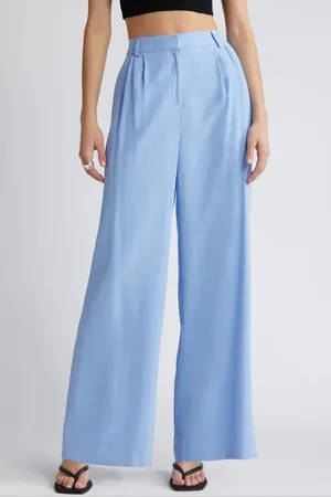 Open Edit High Waist Wide Leg Trousers in at Nordstrom, Size 6