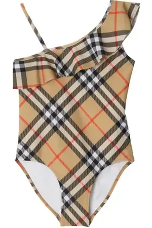Burberry Check Swimsuit in at Nordstrom, Size 6