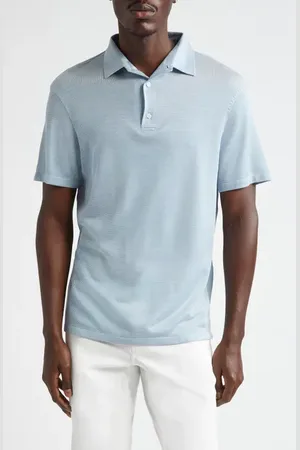 ISAIA Silk Piqu?? Polo in at Nordstrom, Size Small