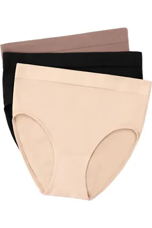 Wacoal B Smooth Assorted 3-Pack High Cut Briefs in at Nordstrom, Size Small