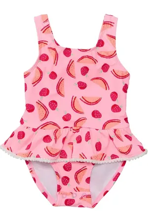 Snapper Rock Berry Sweet Skirted One-Piece Swimsuit in at Nordstrom, Size 3-6M