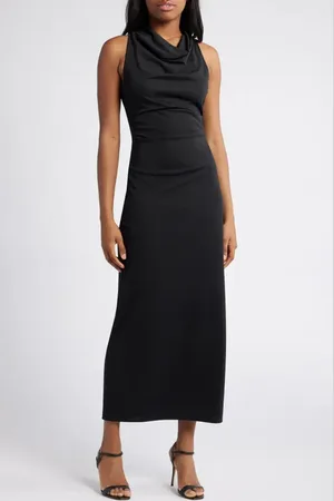 WAYF Georgina Cowl Neck Cocktail Dress in at Nordstrom, Size X-Large