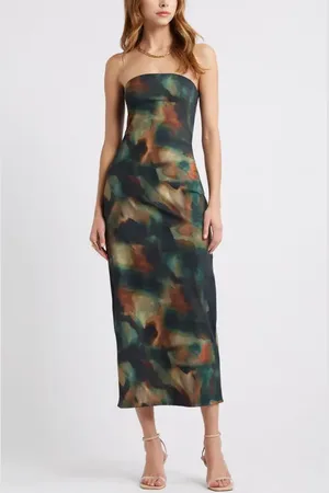 Open Edit Strapless Dress in at Nordstrom, Size X-Large