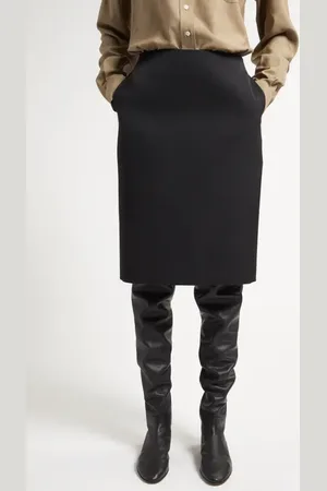The Row Corrina Wool Blend Twill Skirt in at Nordstrom, Size 2