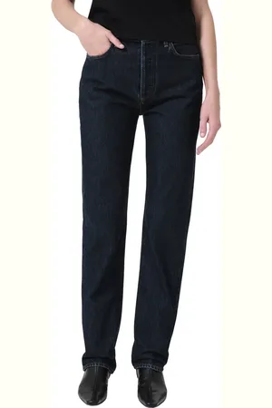 AGOLDE 90s Pinch Waist High Waist Straight Leg Organic Cotton Jeans in at Nordstrom, Size 32