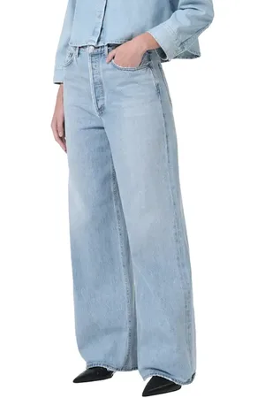 AGOLDE Dame High Waist Wide Leg Jeans in at Nordstrom, Size 23