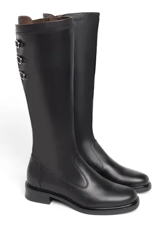Nero Giardini Buckled Up Knee High Riding Boot in at Nordstrom, Size 8Us