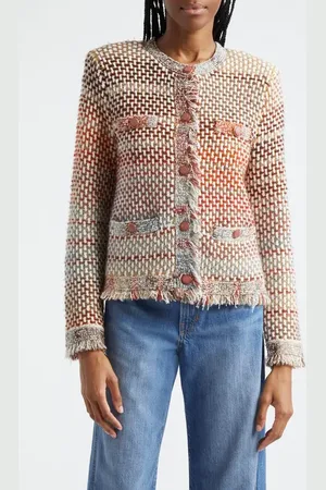VERONICA BEARD Sariyah Ombr?? Knit Jacket in at Nordstrom, Size X-Large