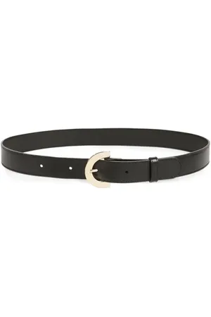 Chloé C Buckle Leather Belt in at Nordstrom, Size Large