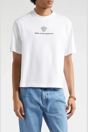 VERSACE Medusa Head Cotton Jersey T-Shirt in at Nordstrom, Size Xxx-Large