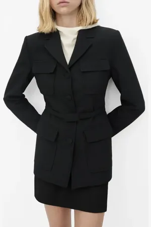 MANGO Four-Pocket Stretch Blazer in at Nordstrom, Size Medium