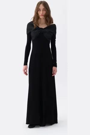 Nocturne Off the Shoulder Long Dress in at Nordstrom, Size X-Small