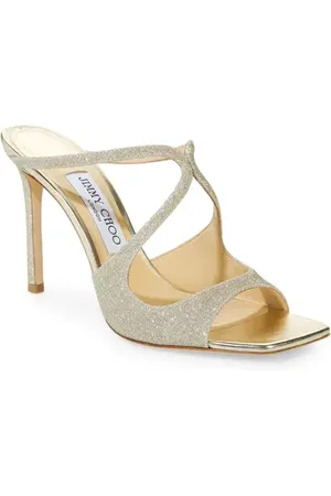 Jimmy Choo Anise Glitter Strappy Sandal in at Nordstrom, Size 6Us