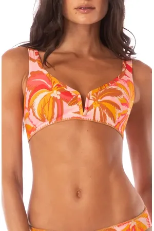 Maaji Palms Victoria Reversible Triangle Bikini Top at Nordstrom, Size Small