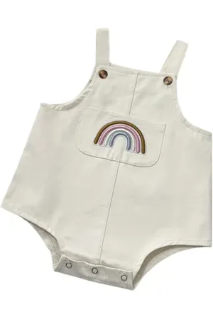 Ashmi & Co. Charlie Cotton Overalls in at Nordstrom, Size 0-3M