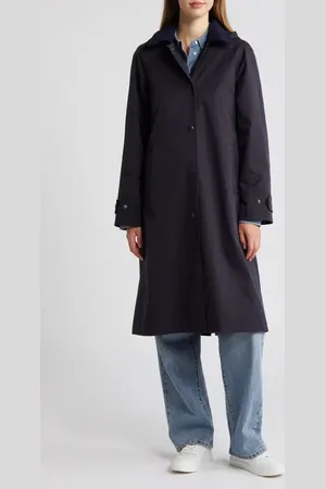 Sam Edelman Mac Longline Coat with Removable Hood in at Nordstrom, Size X-Small