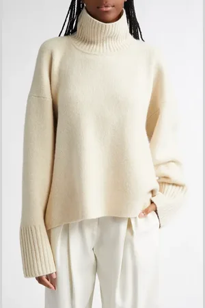 Proenza Schouler Sandra Cashmere & Wool Blend Turtleneck Sweater in at Nordstrom, Size X-Large