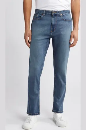 Johnston & Murphy Straight Leg Jeans in at Nordstrom, Size 32