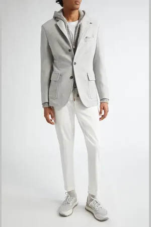 ELEVENTY Single Breasted Wool Knit Sport Coat in at Nordstrom, Size 36 Us