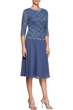 Alex Evenings Faux Two-Piece Cocktail Dress in at Nordstrom, Size 6P