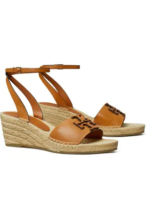 Tory Burch Ines Ankle Strap Espadrille Platform Wedge Sandal in at Nordstrom, Size 6