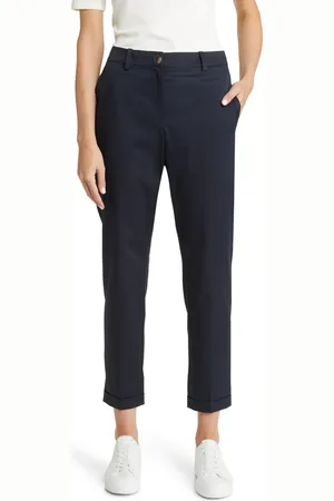 HUGO BOSS Tachinoa Stretch Cotton Ankle Pants in at Nordstrom, Size 0