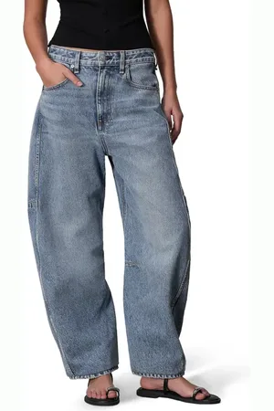 RAG&BONE Charlie High Waist Barrel Jeans in at Nordstrom, Size 27