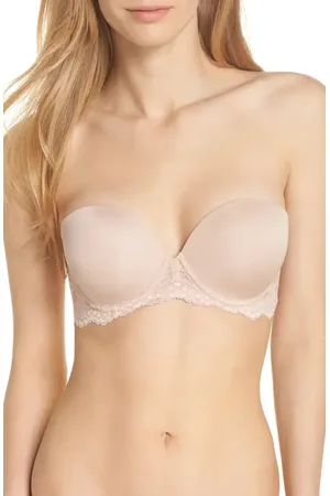 On Gossamer Beautifully Basic Strapless Underwire Bra in at Nordstrom, Size 32Dd