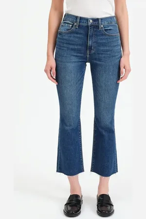 Danny Daze Shy Girl High Waist Crop Flare Jeans in at Nordstrom, Size 25