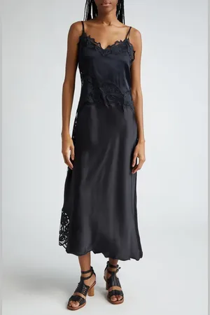 ULLA JOHNSON Luciene Floral Silk Slipdress in at Nordstrom, Size 0